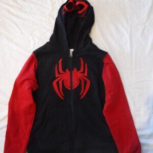 Hanna Andersson Marvel Miles Morales Spiderman French Terry Hoodie Size 150 / 12
